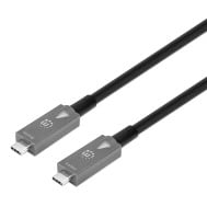 Cavo Ottico Attivo Dati e Video USB 3.2 Gen 2 USB-C™ M/M Fibra Ottica 4K 10 m - MANHATTAN - ICOC U3C-HY-010MH