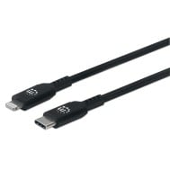 Cavo di Ricarica e Sincronizzazione USB-C™ a Lightning® 1m Nero - MANHATTAN - ICOC APP-8BB10