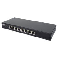  Switch PoE+ Gigabit Ethernet a 8 porte con passthrough PoE - INTELLINET - I-SWHUB 90W7POE