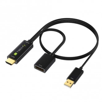ITS 5 METRI Cavo Mini DisplayPort M a DisplayPort M, FullHD, bianco