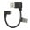 Cavo USB Angolato A Maschio / Micro B Maschio 0,12 cm Nero - FONTASTIC - ICOC MUSB-A-912-0