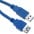 Cavo Prolunga USB 3.0 Superspeed A maschio/A femmina 0,5m Blu - TECHLY - ICOC U3-AA-005-EX-3