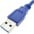 Cavo USB 3.0 Superspeed A maschio/B maschio 2 m blu  - TECHLY - ICOC U3-AB-20-BL-2