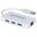 Hub 3 porte USB 3.0 con Adattatore Ethernet Gigabit - MANHATTAN - IDATA USB-ETGIGA-3U-0