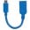 Cavo Superspeed USB A Femmina USB-C™ Maschio 15cm Blu - MANHATTAN - ICOC MUSB31-CMAF02-2