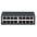 Switch Hub ethernet 10/100Mbps 16 porte desktop in metallo - INTELLINET - I-SWHUB-016ME-2